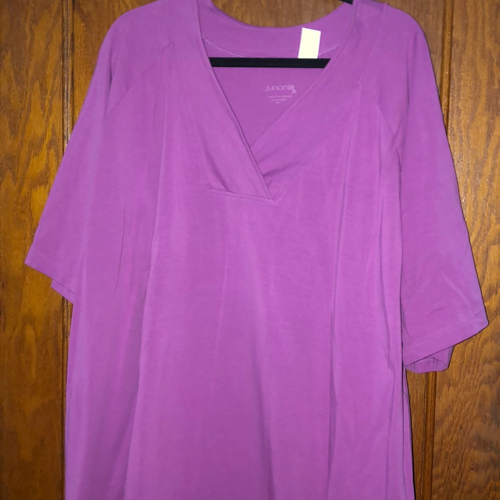 Junonia Women’s Fushia Short Sleeve Blouse